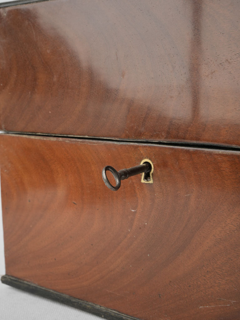 Charming antique whiskey bar suitcase