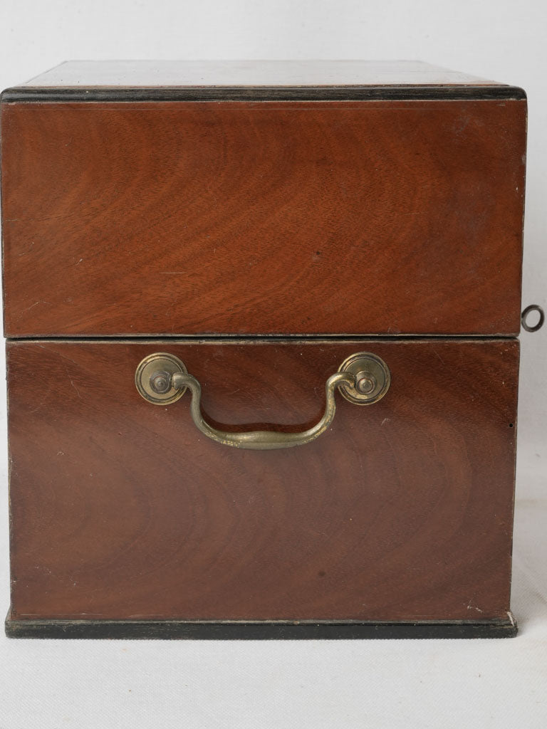 French farm vintage whiskey carrying case