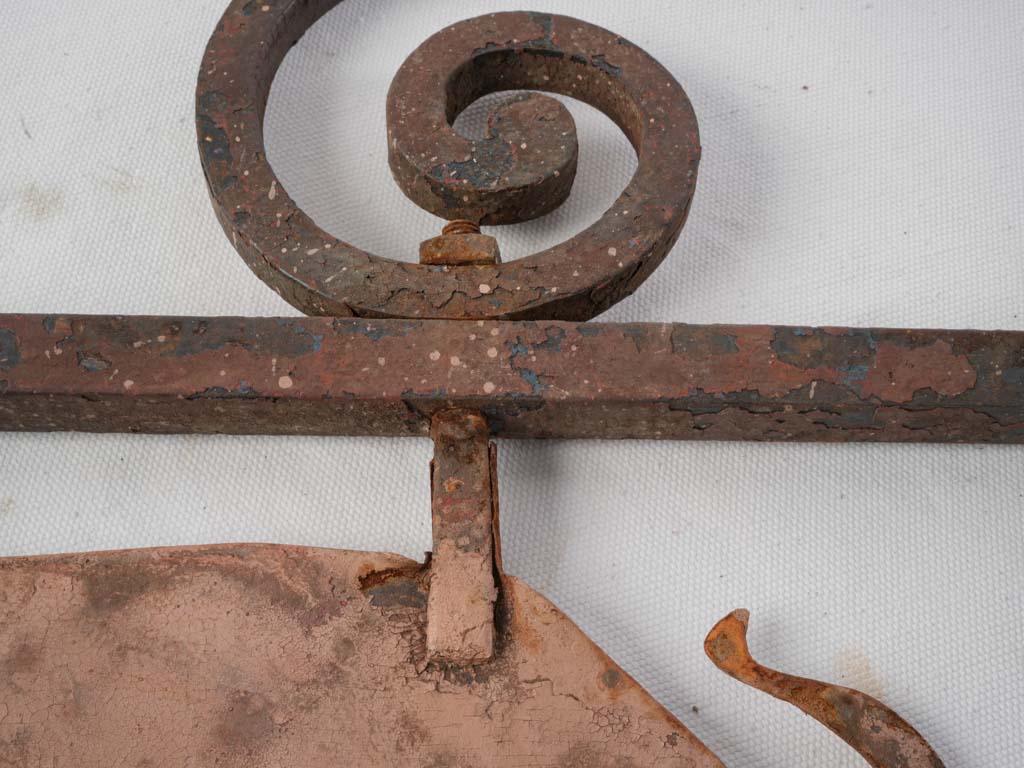 Charming provincial iron bracket sign