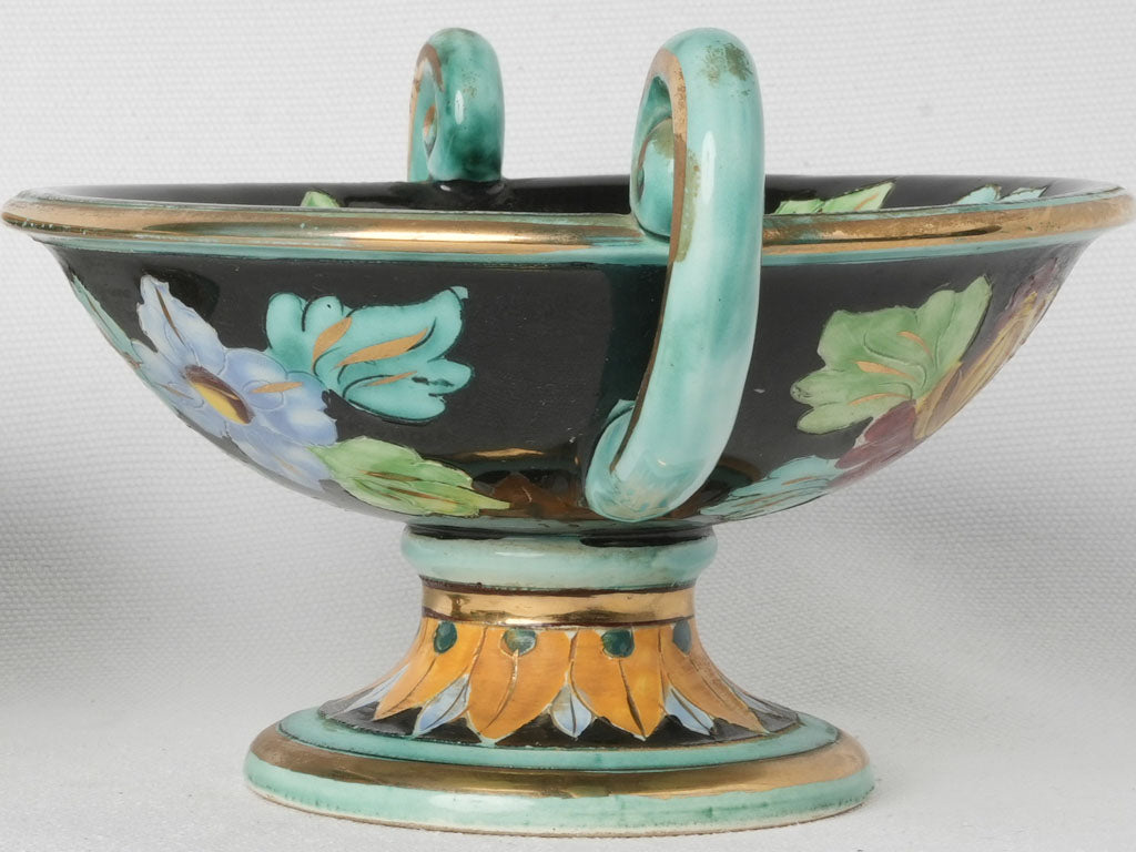 Artistic, Mid-century Blue Footed Vide Poche