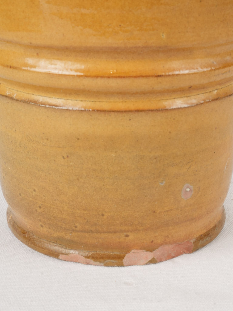 Distinctive honey-toned vase