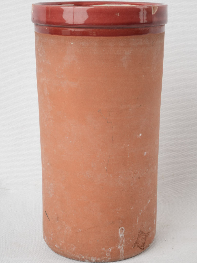 Handmade, contemporary terracotta wine cooler
