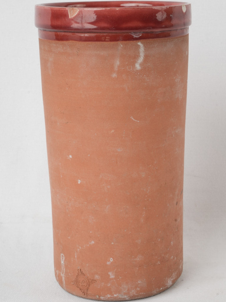 Vintage-inspired, earthenware wine cooler