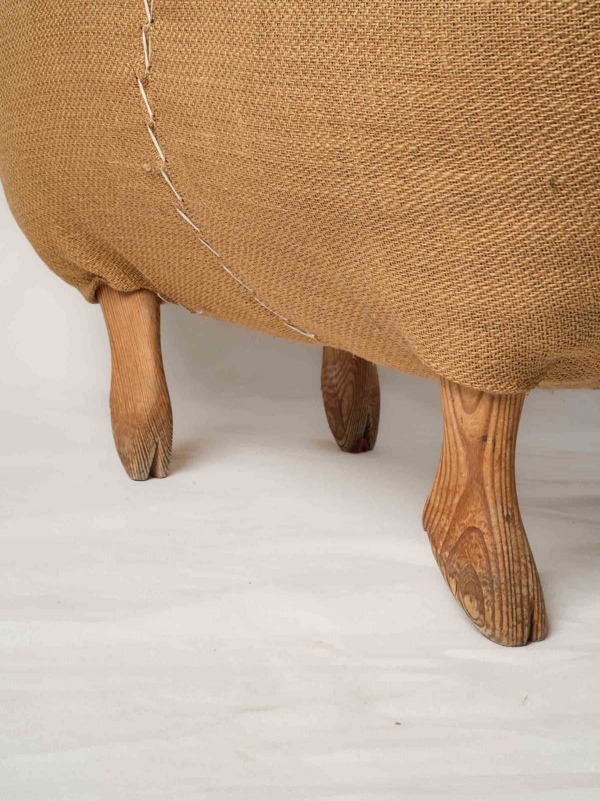 Distinctive handcrafted pig artwork