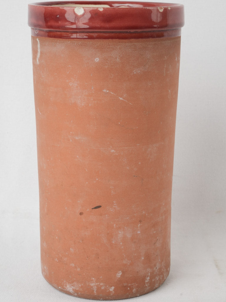 Earthy, green-glazed wine cooler