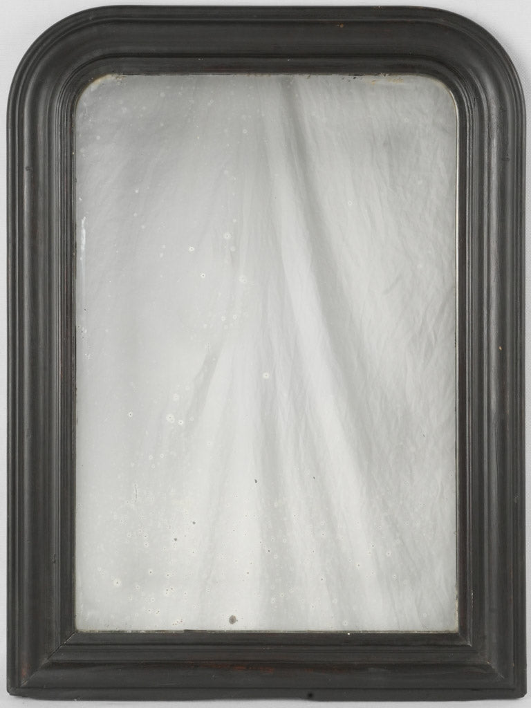 Vintage black-framed Louis Philippe mirror
