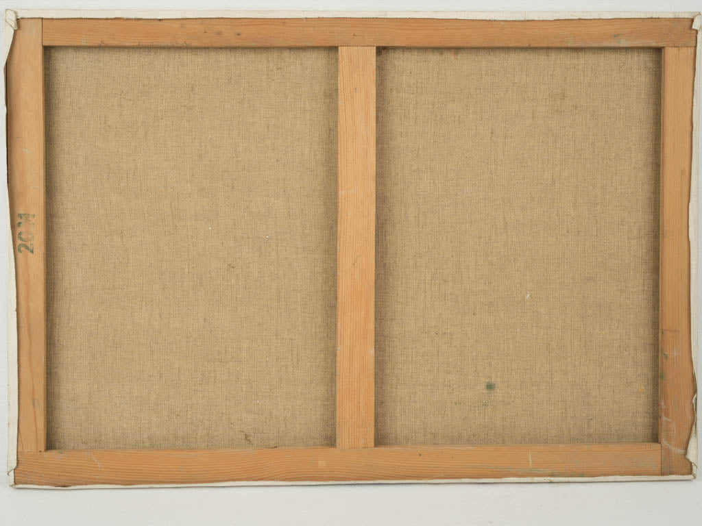 Prolific unframed Felix Tisot oil painting