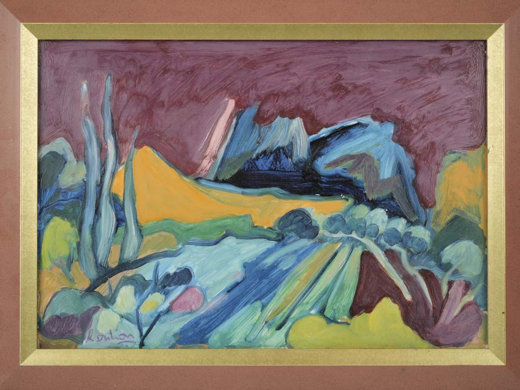 Charming French Country framed painting