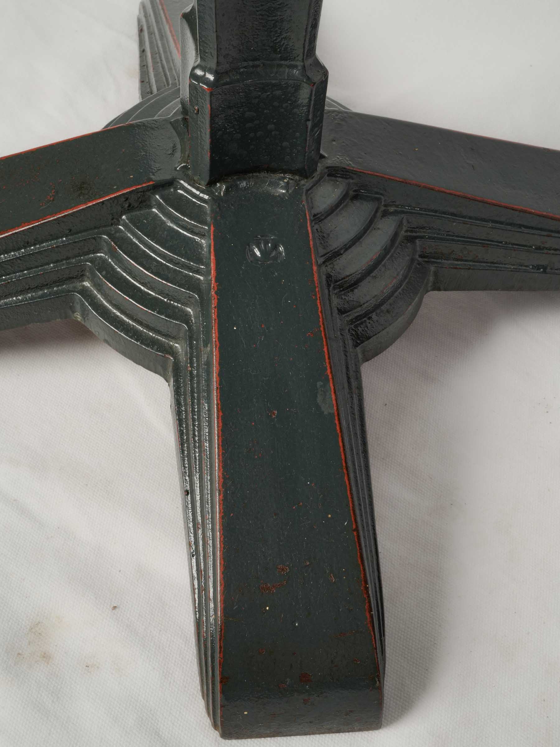 Louis Vuitton Art Deco Bistro Table in Black c. 1930s - 27½" x 20½"