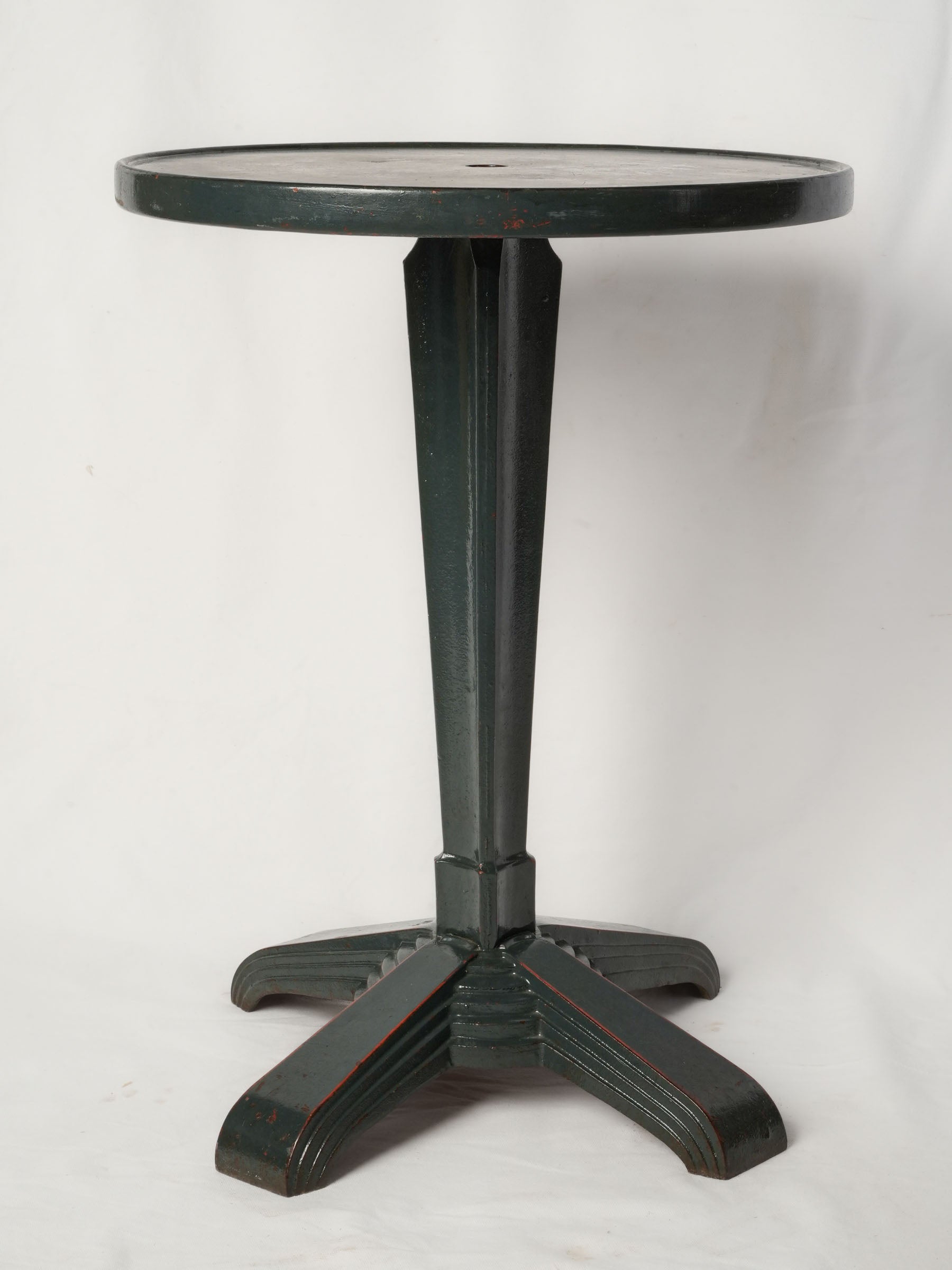 Louis Vuitton Art Deco Bistro Table in Black c. 1930s - 27½" x 20½"
