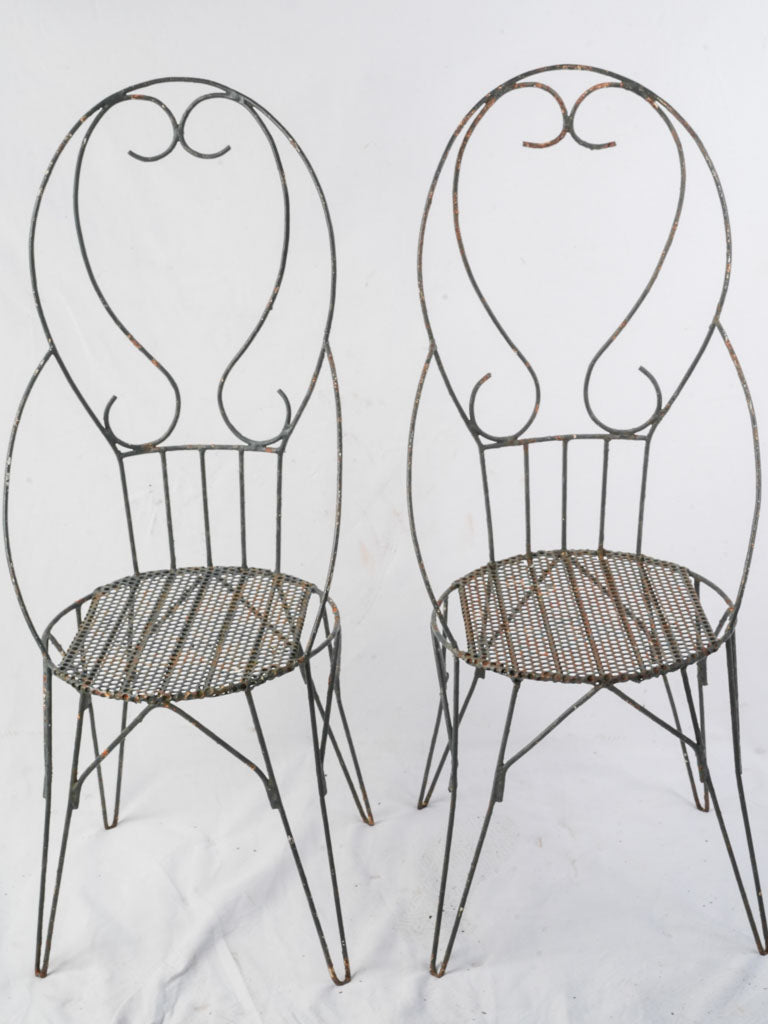 Whimsical Art Nouveau style chairs