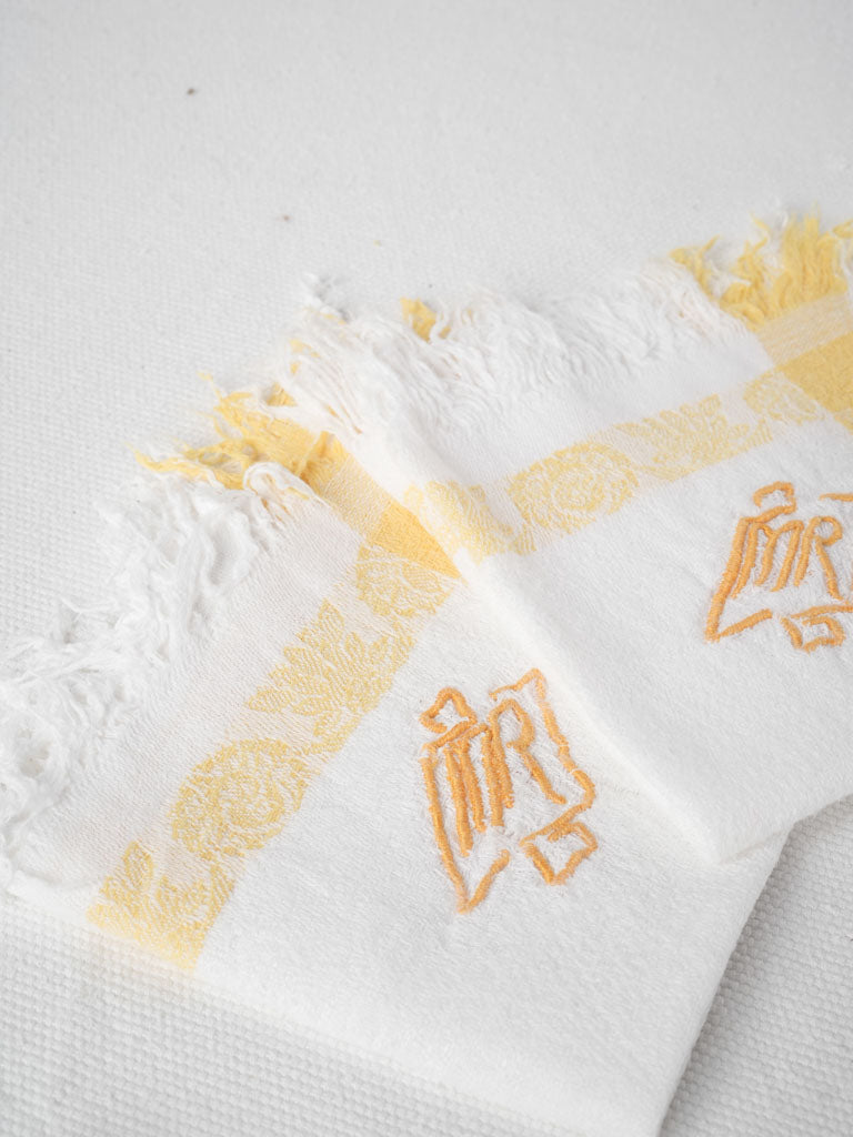 Antique White Fringed Serviettes Collection