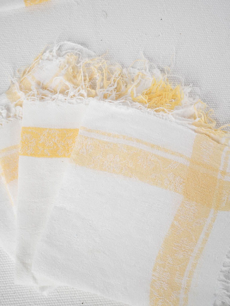 Ocher Culinary Napkin Set with Monograms