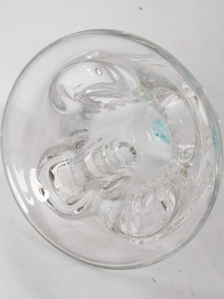 Decorative vintage glass vase