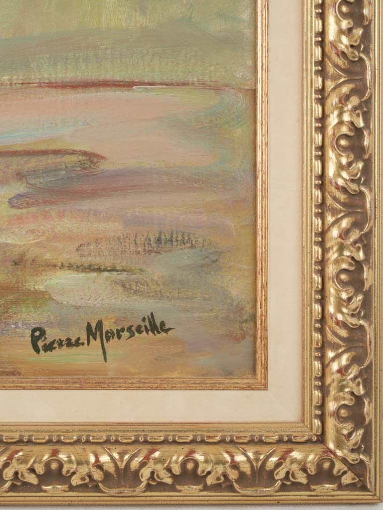 Provençal artist Pierre Marseille's floral painting