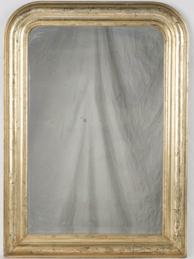 Antique gilded Louis Philippe mirror