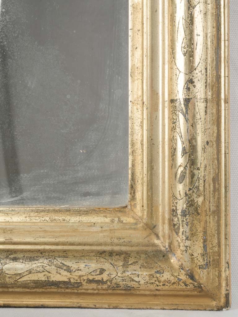 Charming historical ornate entrance mirror