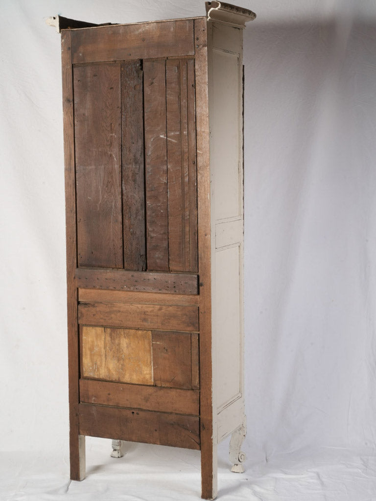Classic narrow footprint armoire.