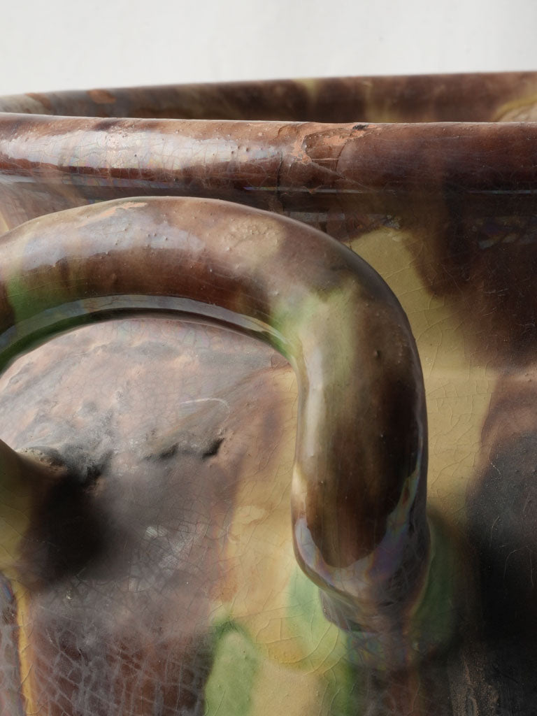 Substantial antique terracotta pot