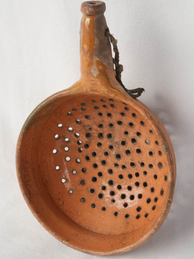Vintage hand-thrown terracotta piece