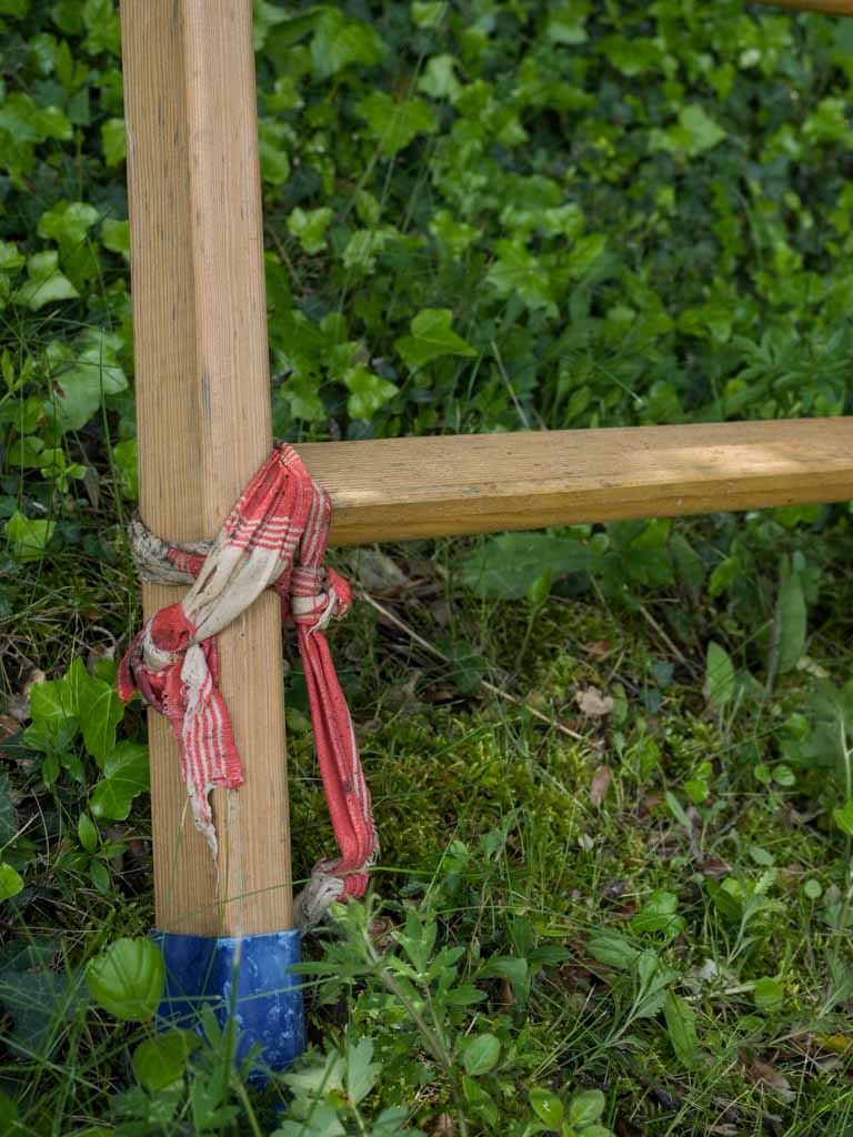 Natural, Aged, Olive harvest wooden French ladder