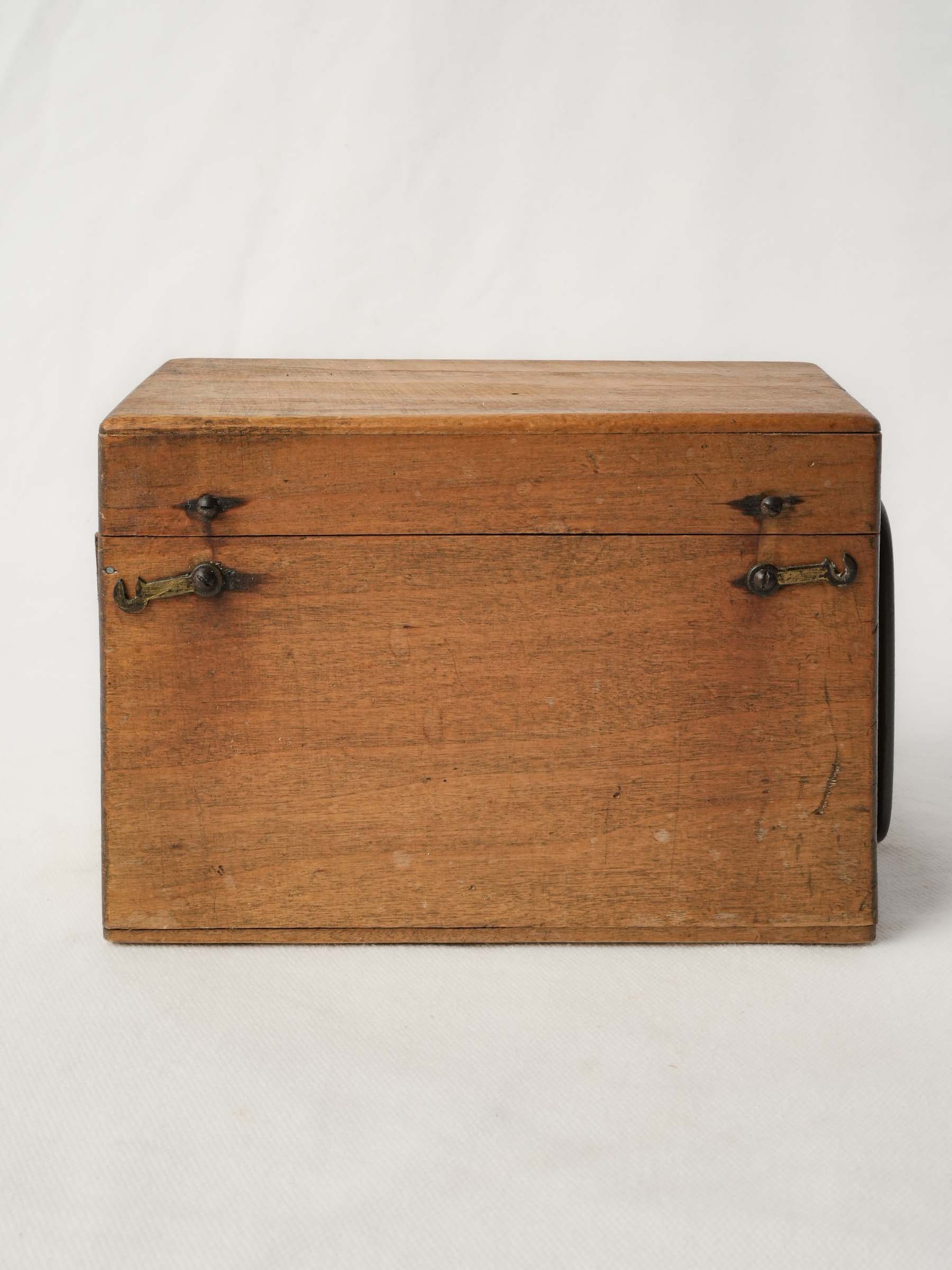 Vintage wooden box w/ latches