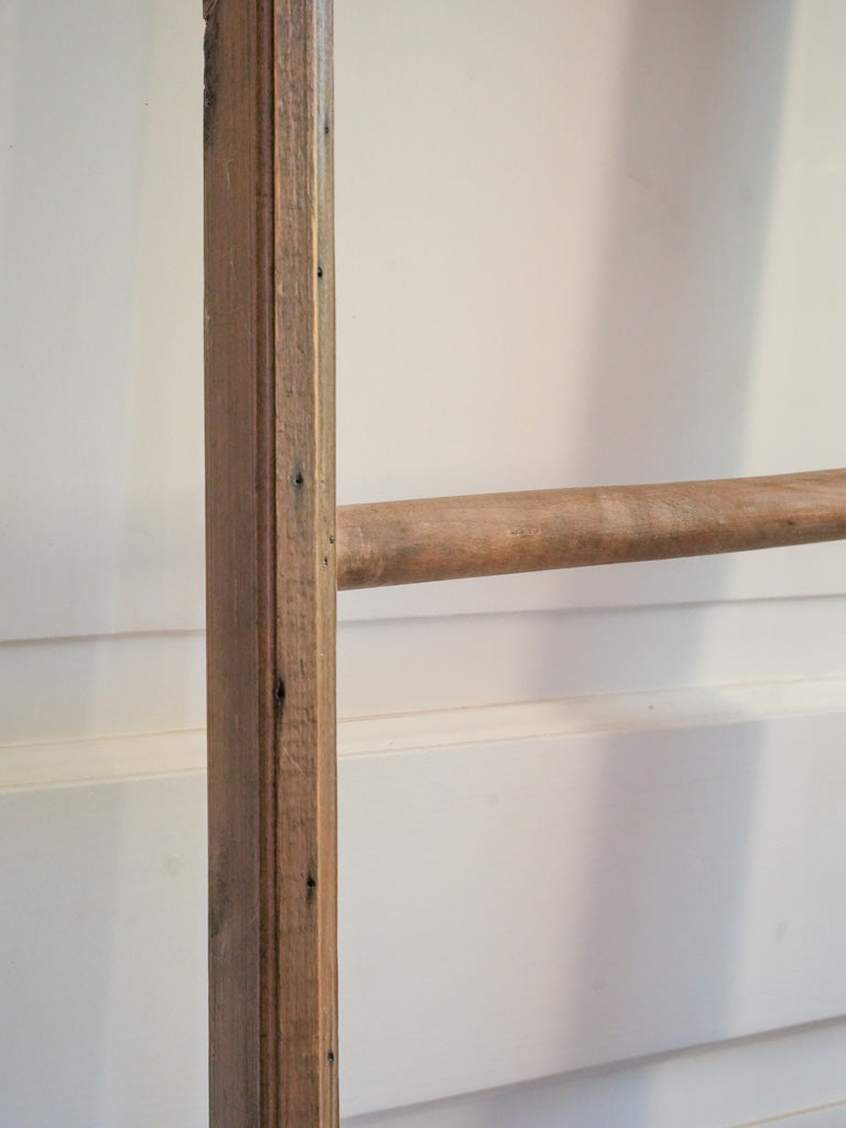 Timeless wooden spa towel ladder
