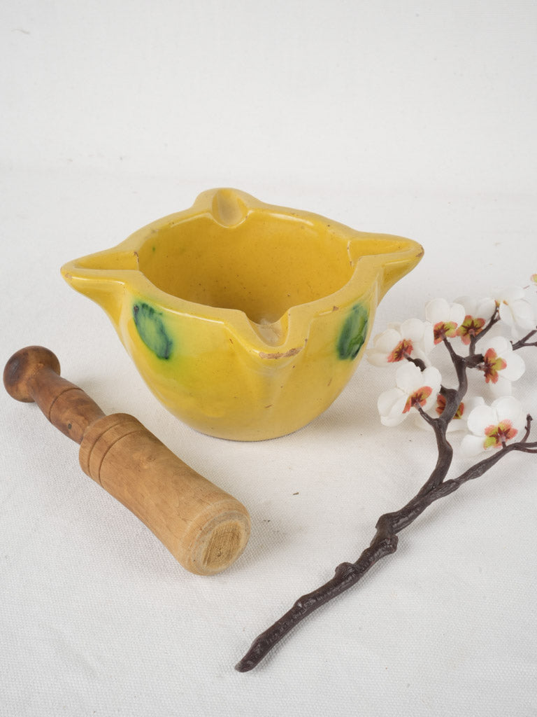 Provençal-style wooden pestle accessory