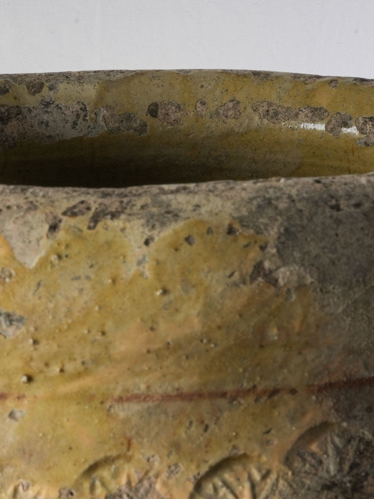 Unique historical Biot pottery