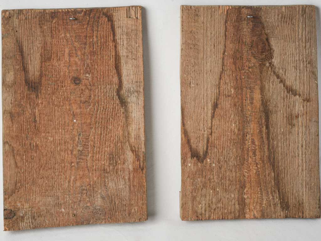 Pair of Mid-18th Century Italian Rococo Gilt & Painted Boiserie Panels - 16¼" x 10¾"