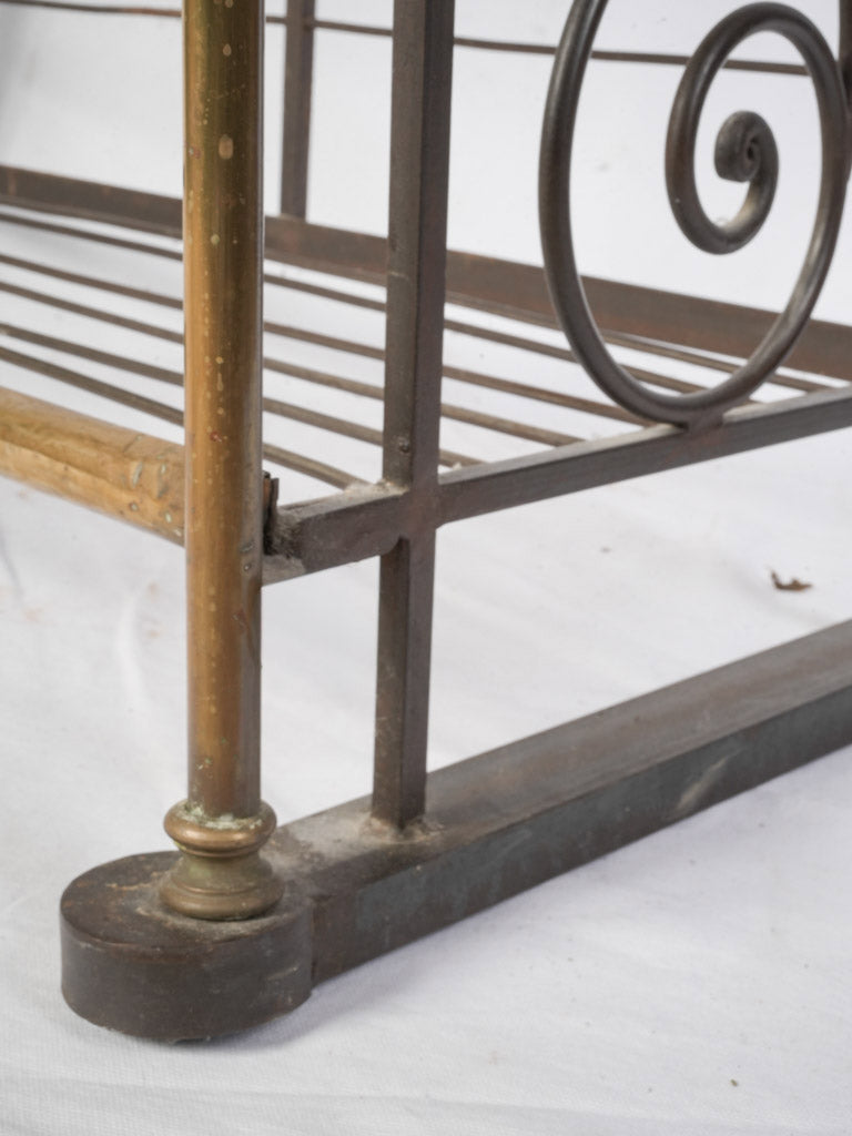 Historical French pastry display rack