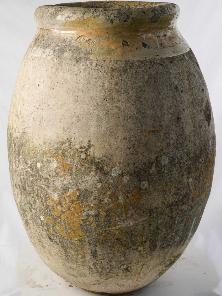 Authentic potter's marked Biot container