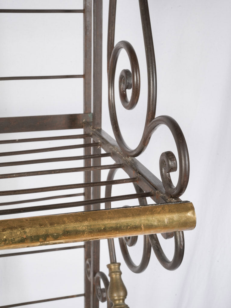 Majestic wrought iron baker's shelf