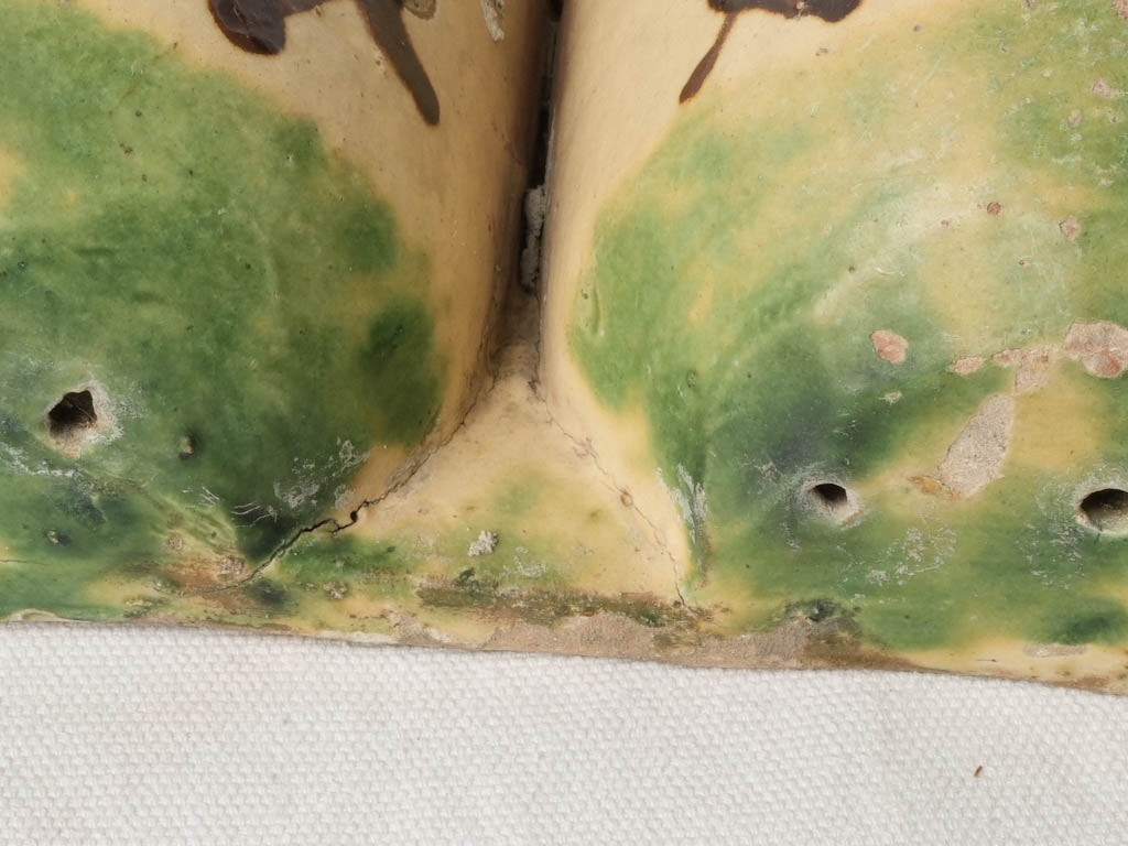 Elegant aged terracotta dining accessory