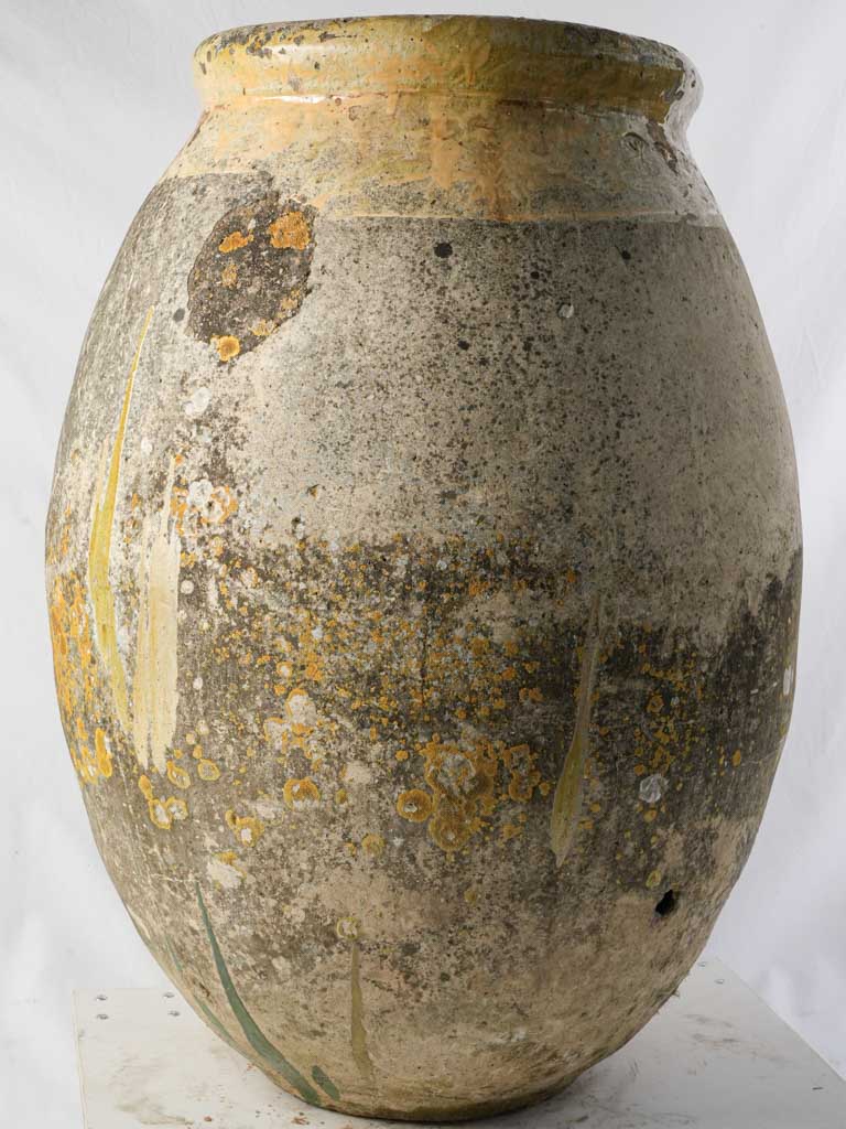 Elegant timeworn provincial jar