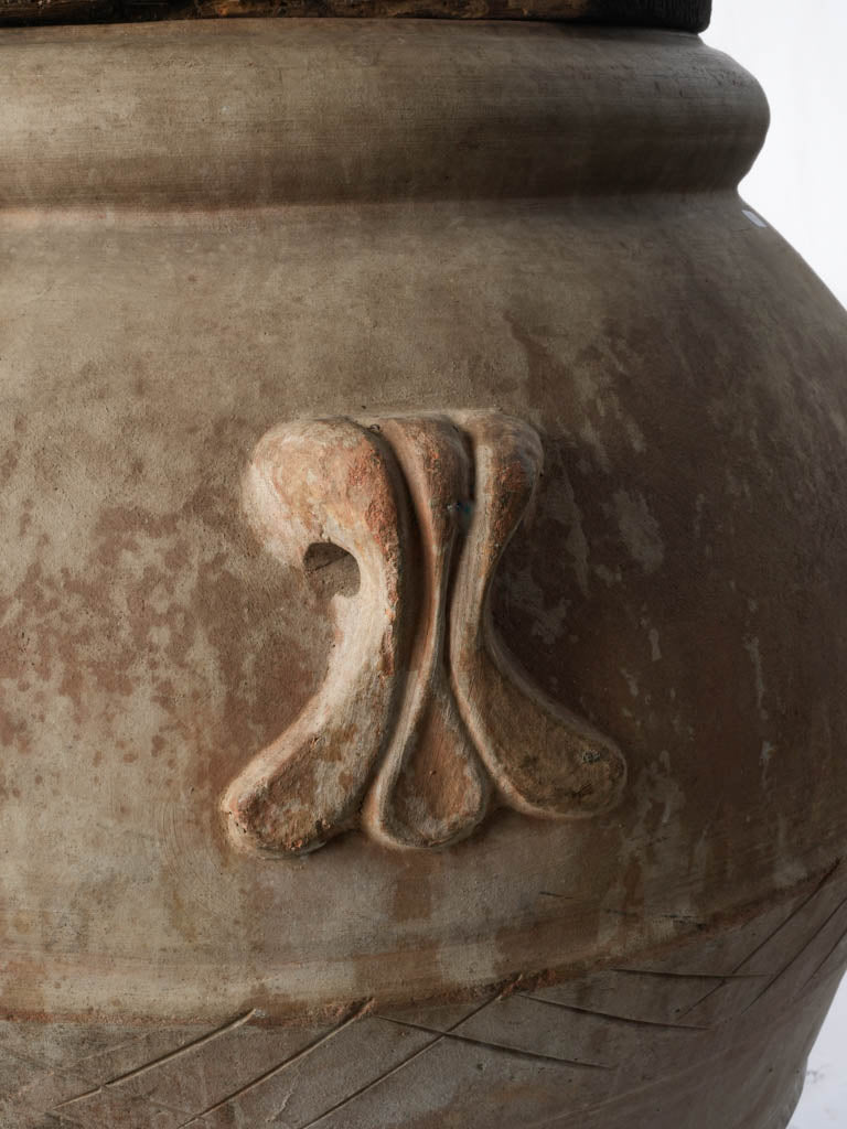 Heritage-aged Mediterranean olive jar