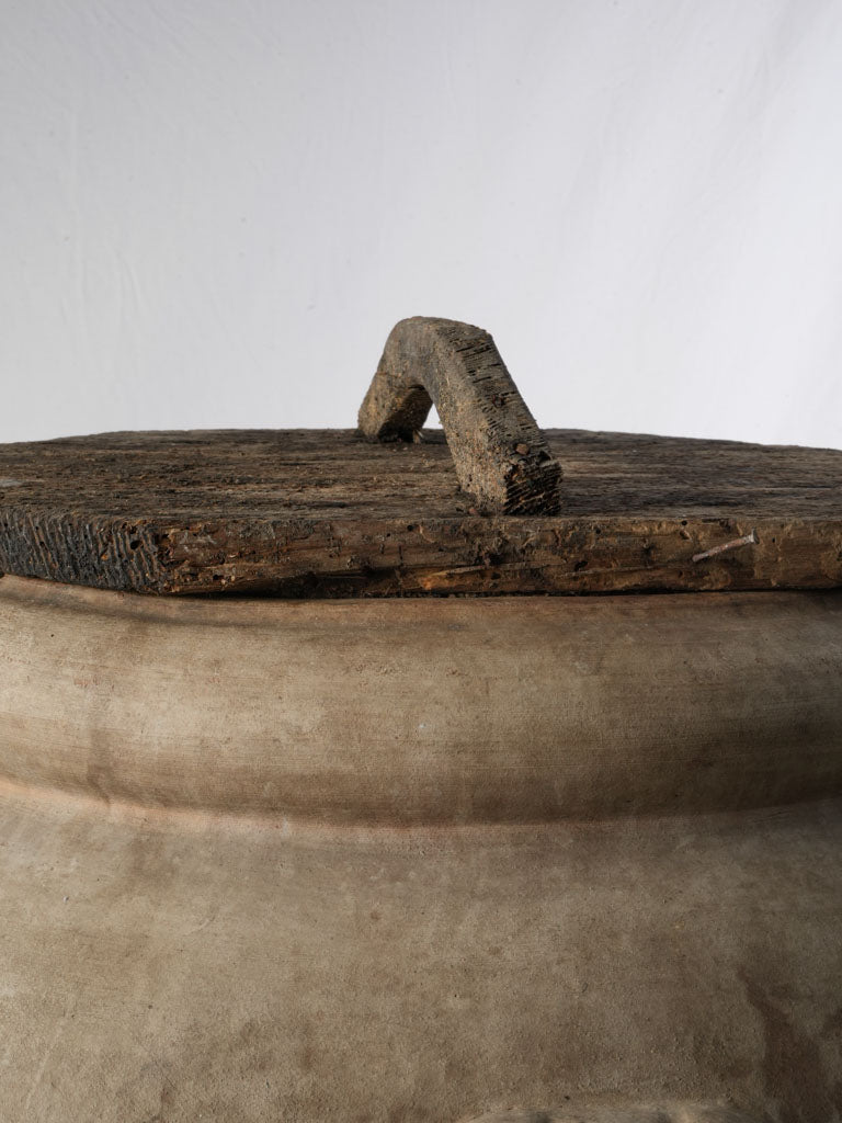 Distinctive handcrafted Tuscan olive jar