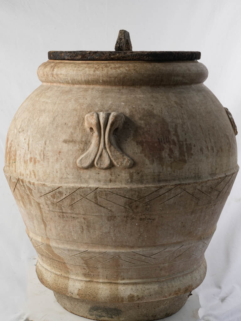 Weathered Mediterranean olive jar