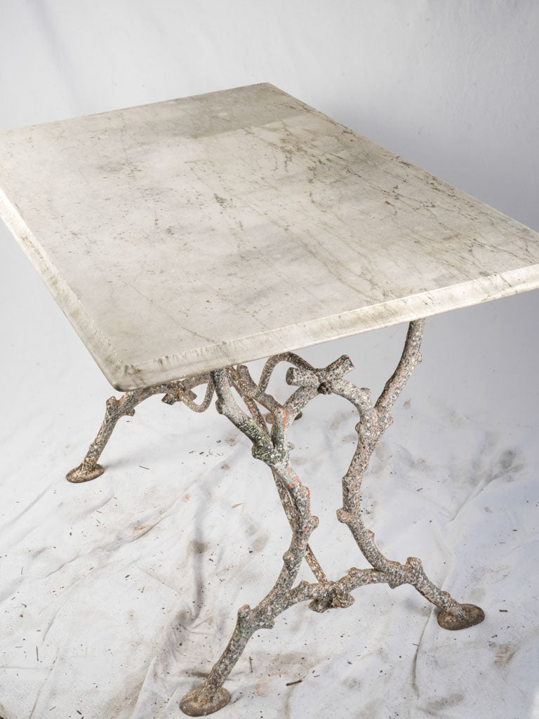 Timeless antique cast iron table