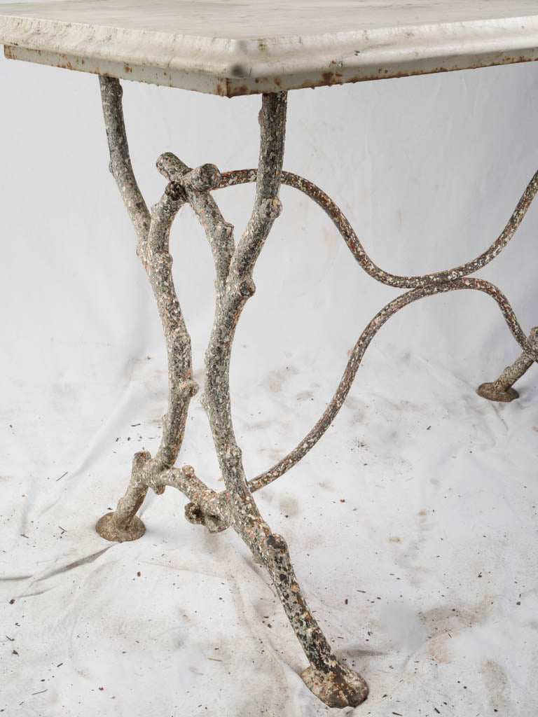 Decorative ethereal garden side table