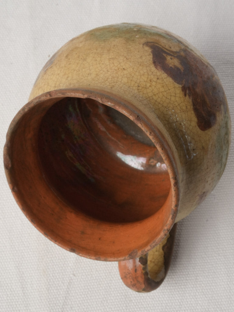 Enduring chestnut interior glazed pot