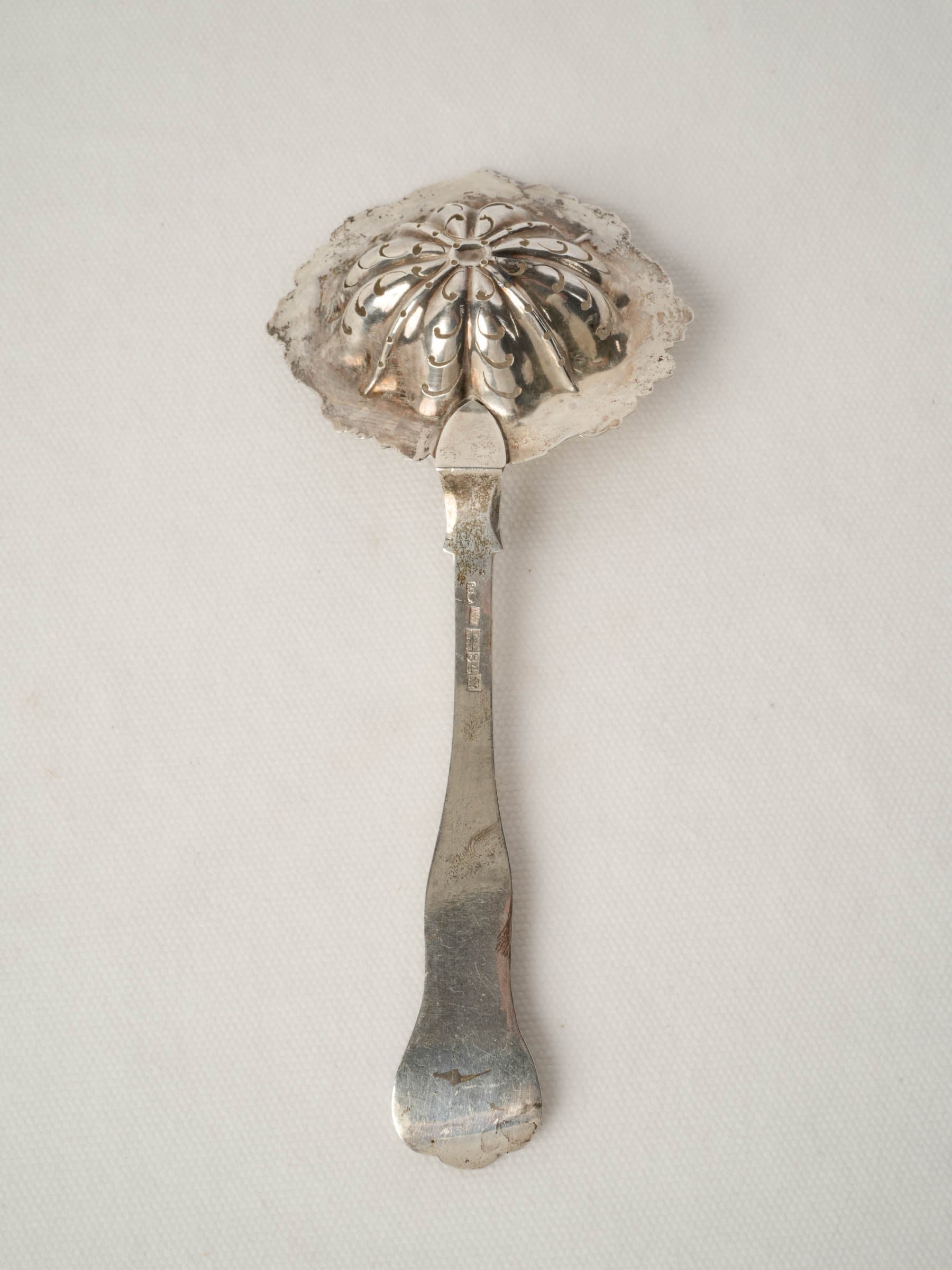Antique Silver Sifting Spoon