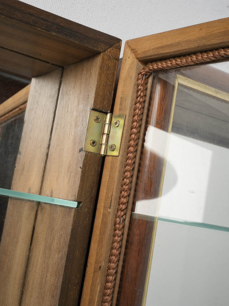 Charming collectible French antique display cabinets