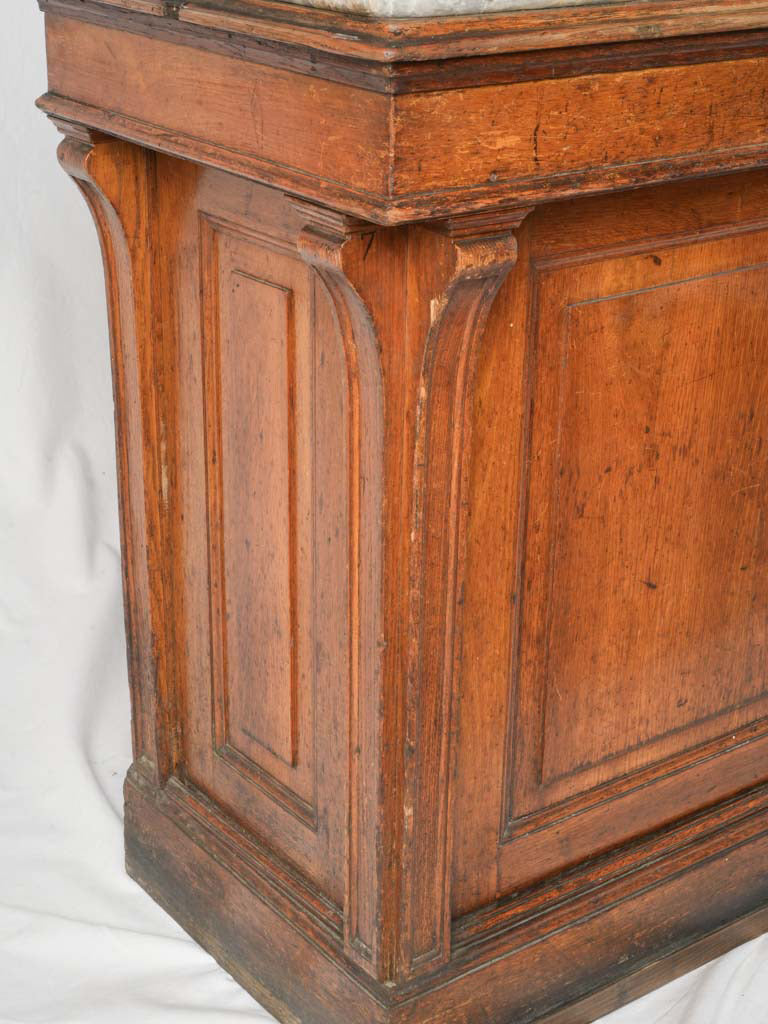 Historic paneled facade bar