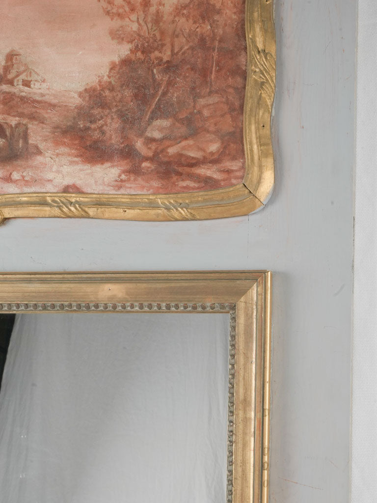 Classic French-inspired living room mirror