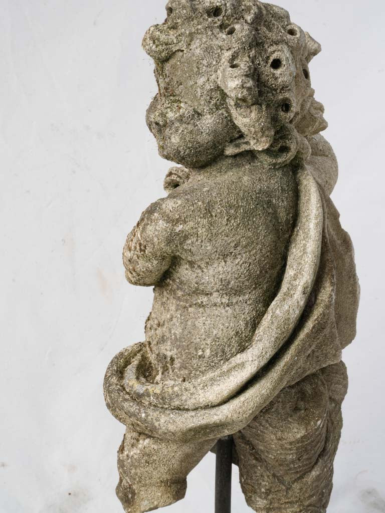 Graceful vintage cherub ornament