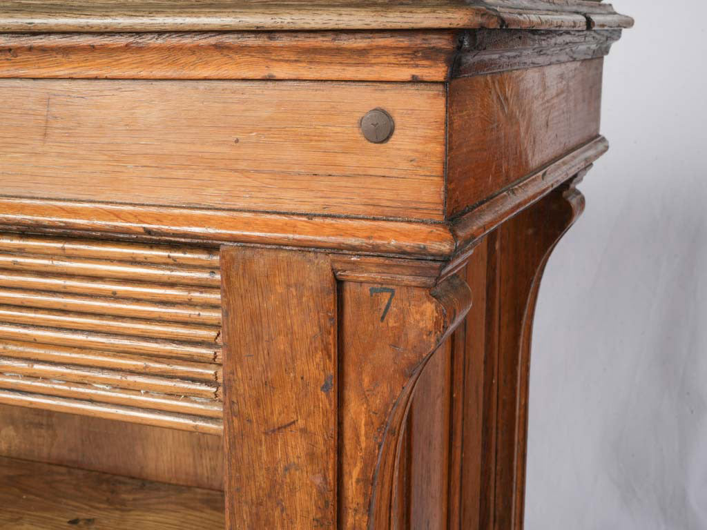 Traditional French oak unit