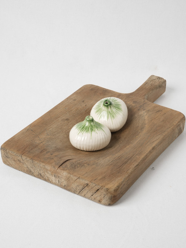 Weathered wooden vintage chopping board