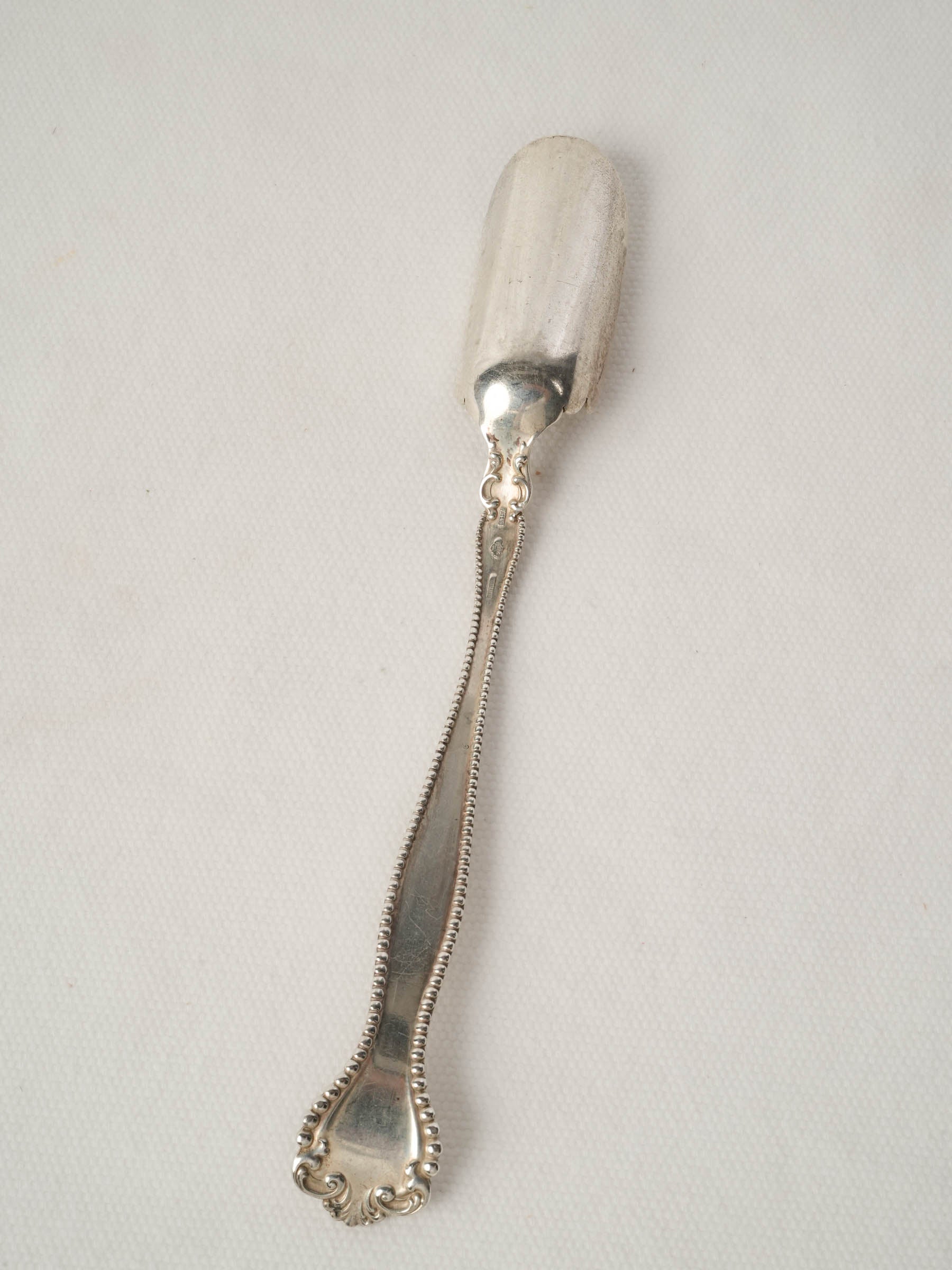 Antique Cheese Serving Spoon