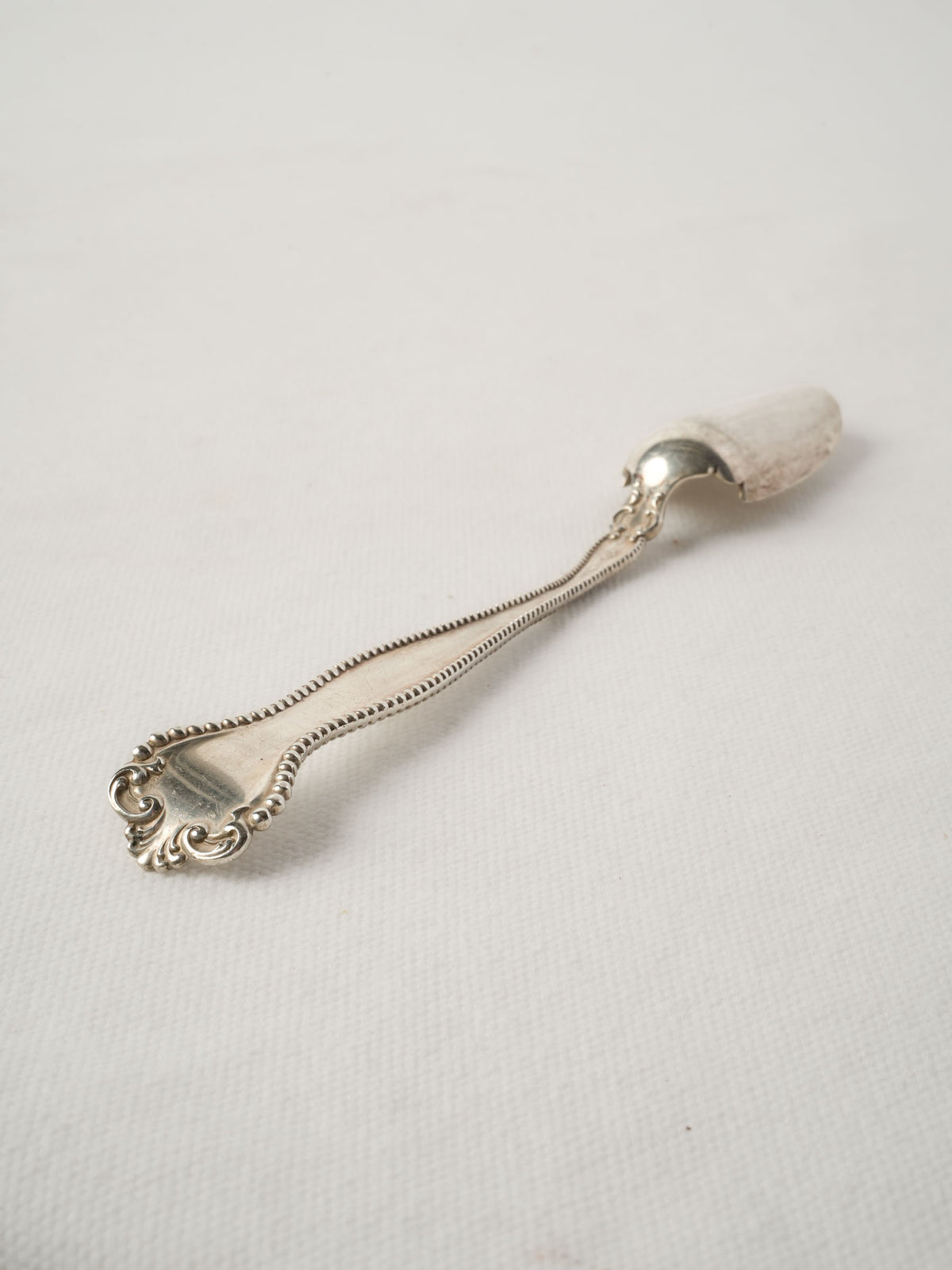 Antique Cheese Serving Spoon